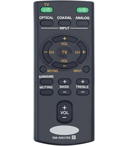 Amazon.com: RM-ANU159 Replacement Sound Bar Remote Control